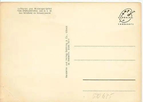 Enzklösterle v. 1966  Totoal Dorfansicht   (50635)