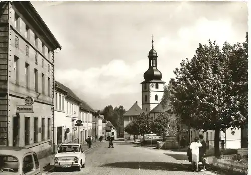 Marktschorgast v. 1968  Marktplatz mit Sparkasse  (50652)