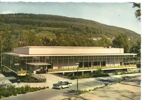 Bad Orb v. 1968  Konzerthalle mit alten PKW  (50697)