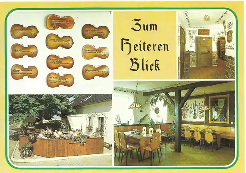 Markneukirchen v. 1988  Regional Gaststätte "Zum heiteren Blick"  (50699-32)