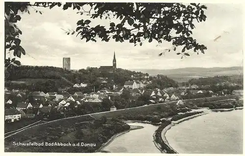 Bad Abbach v. 1937  Teil-Stadt-Ansicht  (50761)
