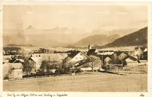 Bad Orb v. 1936  Teil-Dorf-Ansicht  (50765)