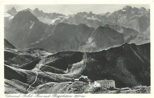 Bei Oberstdorf v. 1936  Edmund ProbstHaus mit Bergstation  (50772)