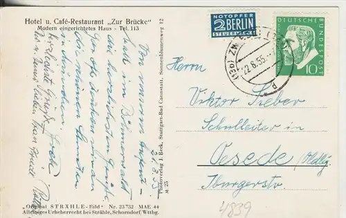 Zwiesel v.1955 Dorfansicht (4839)
