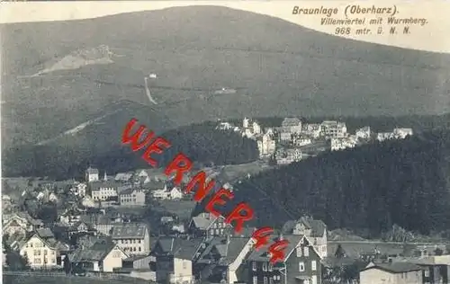 Braunlage von 1911 Villenviertel & Wurmberg (21686)