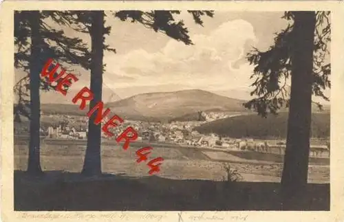 Braunlage von 1924 Stadtansicht & Wurmberg (21692)