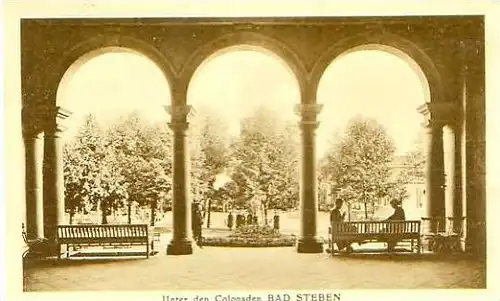 Bad Steben v.1925 Unter den Colonaden (20842)