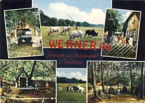 Ostrittrum v. 1974  Gasthof & Tierpark Märchenwald   (35601)
