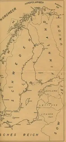 U-Boot Karte fahrt nach Norwegen-Naryik  (54099-165)