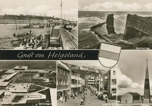 Helgoland v. 1967  5 Ansichten  (54411)