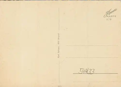 Breyell v. 1965  Quellensee,Speckerfeld,Bahnstrasse,Am Markt,Krankenhaus,Kath. Schule (54433)