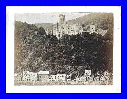 Foto-AK Stolzenfels mit Stadt v.1890 (1701)