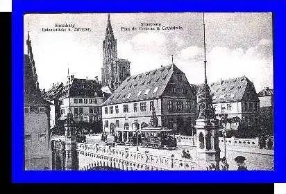 Strassburg v.1914 Teil-Stadt mit (3690)