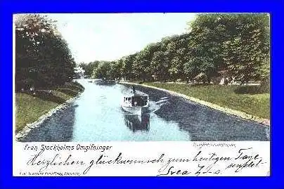 Stockholm v.1902 Djurgärdsbrunnskanal (2021)