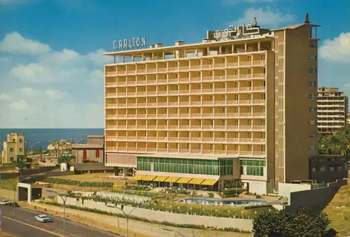 Beirut v. 1970  Carlton Hotel mit Schwimmbad (55480)