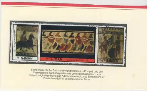 Adschman v. 1976   Frühgeschichtliche  Grab und Wandmalerei --  siehe Foto !!   (003)