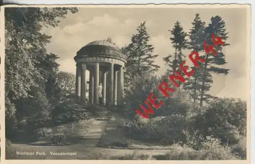Wörlitz v. 1931   Wörlitzer Park -- Venustempel  ---  siehe Foto !!   (27788)