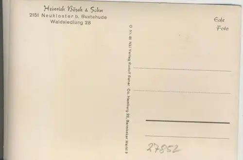 Gruß aus Neukloster v. 1955     Raststätte, Inh: Heinrich Bösch & Sohn,Waldsiedlung 28  (27852)