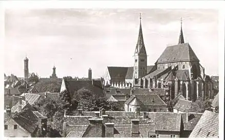 Augsburg v.1954 Teil-Stadt-Ansicht (16752)