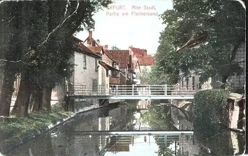 Erfurt v.1911 Partie am Fischersand (16932)