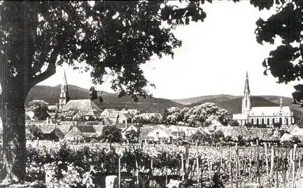 Edenkoben v.1962 Teil-Dorf-Ansicht (16942)