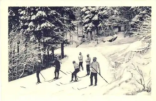 Skiläufer im Harz v. 1940  - siehe Foto !!  (35497)
