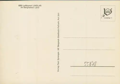 Lindlar v. 1968  Sisenbach,Kaufhaus Dahl  (55678)