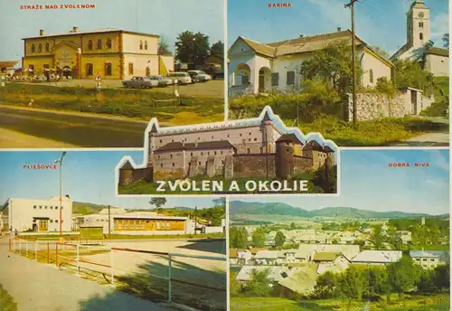 Zvolen a Okoliue v. 1976  5 Ansichten  (56035)