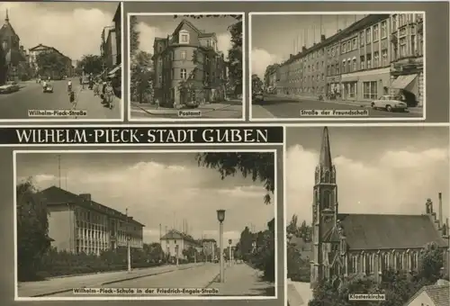 Guben v. 1967  5 Stadt-Ansichten (54608)