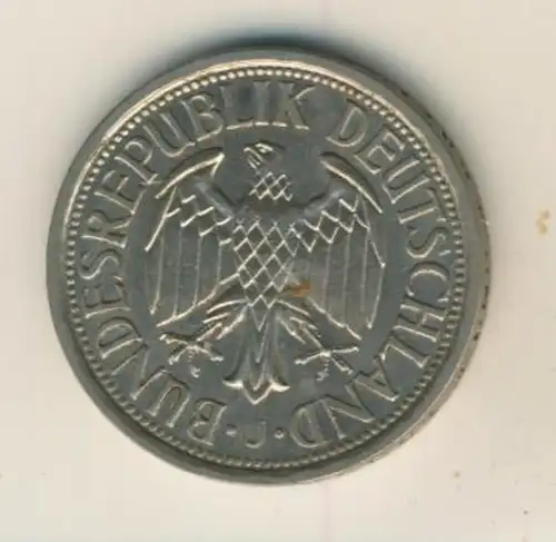 Münze 2 Mark 1951,J, Ähren Trauben   (32)