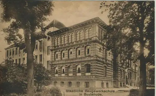 Buxtehude v. 1924  Staatliche Baugewerbeschule in Buxtehude  (57219)