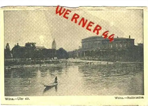 Wilna v. 1918  Uferstrasse  (27546)