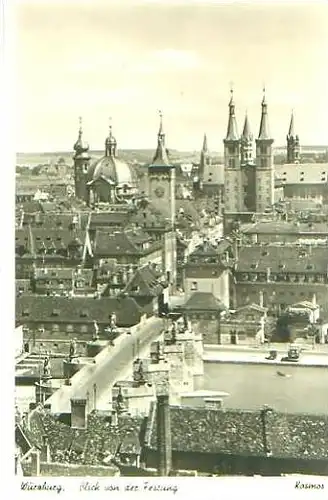 Würzburg v. 1934 Teil-Stadt-Ansicht (22886)