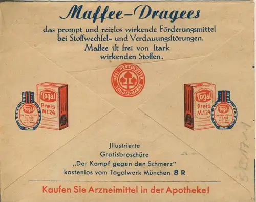 Klingenberg v. 1944  Privileg. Apotheke, F. Claus, Pächter F. Domhardt (51317-1)
