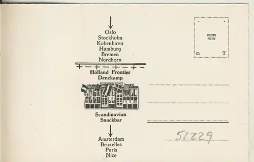 Denekamp / Nordhorn v. 1954  Kaufhaus & Snackbar  (52229)