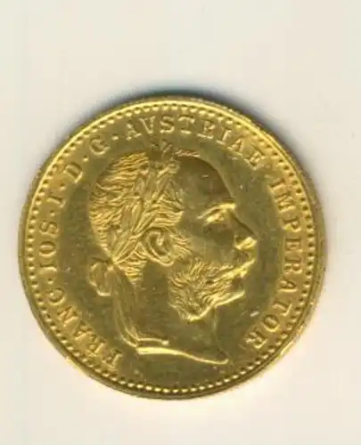1 Dukat 1915, Gold Franc IOS I D G Avstriae Imperator (Gold-Münzen 40499-61)