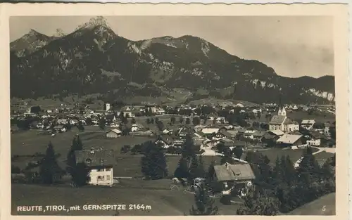 Reutte v. 1936  Dorfansicht  (52711)
