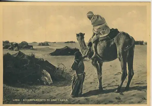 Libia / Libyen v. 1938 Accampamento di una Cabila   (52811)