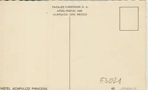 Acapulco v. 1955  Hotel Acapulco Princess  (53021)