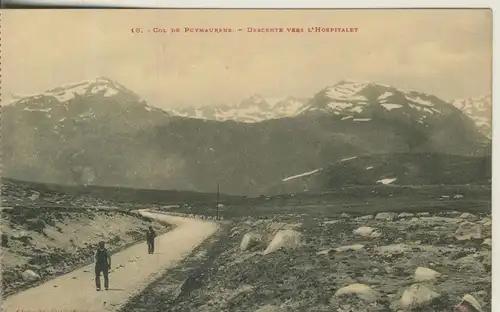 Col de Puymaurens v. 1924  Descente vers L`Hospitalet  (53027)