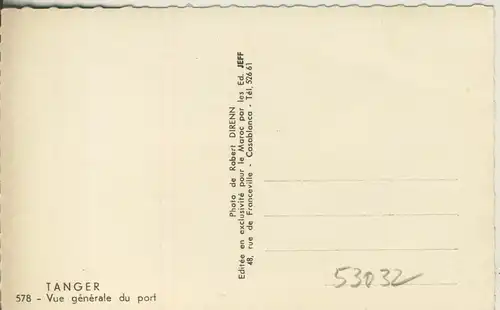 Tanger v. 1961  Vue generale du port  (53032)