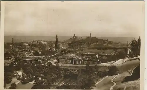 Edinburgh v. 1936  Castle and Stadt  (53178)