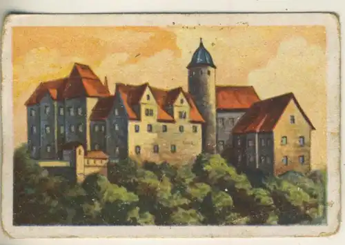 Brinkmann Tabak - Sammelbild Serie 3 (Thüringen) Bild Nr. 9 -- Friedensburg bei Leutenburg  (50681)