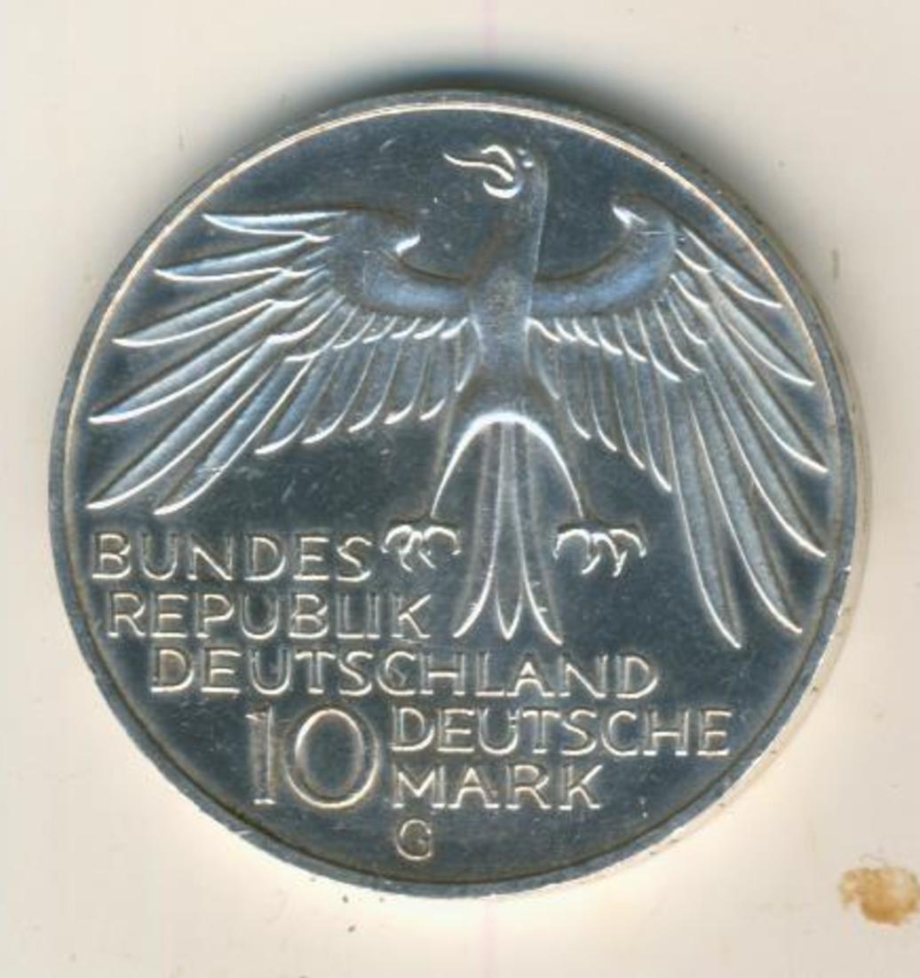 Silbermünze 10 DM, Olympische Spiele 1972 München ...