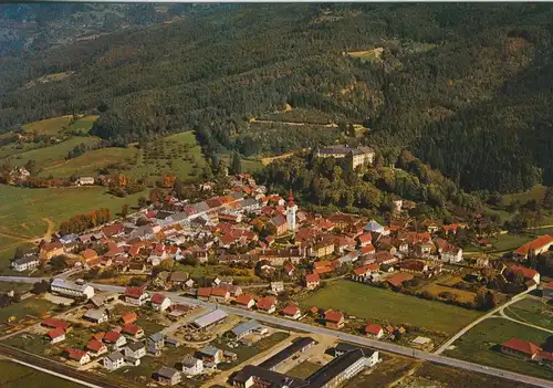 Bleiburg v. 1968  Luftbild des Dorfes  (56808)