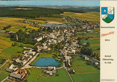 Ottenschlag v. 1974  Luftaufnahme - Dorfansicht  (56820)