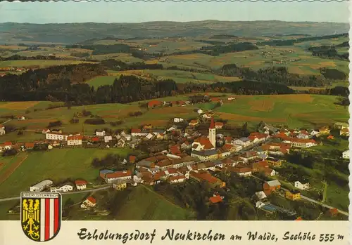 Neukirchen am Walde v. 1974  Luftaufnahme - Dorfansicht  (56844)