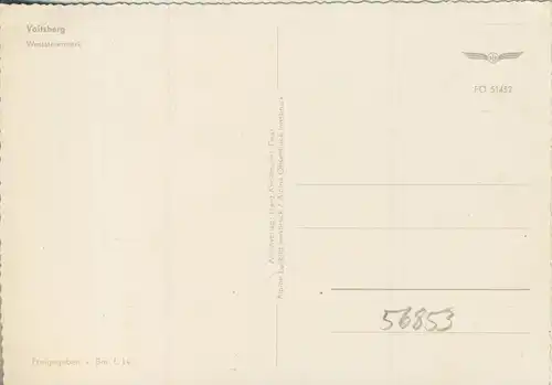 Voitsberg v. 1974  Luftaufnahme - Dorfansicht  (56853)