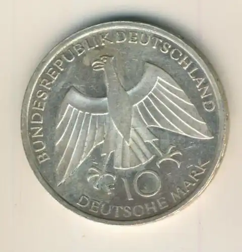 Silbermünze 10 DM, Olympische Spiele 1972 München, Prägestätte F  (02)
