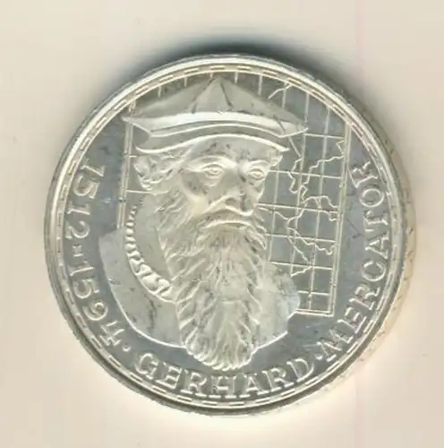 5 Mark DM 1969 F Gerhard Mercator, Silber   (12)